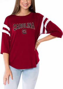 South Carolina Gamecocks Womens Red Abigail Long Sleeve T-Shirt