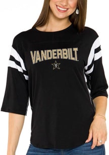 Vanderbilt Commodores Womens Black Abigail Long Sleeve T-Shirt