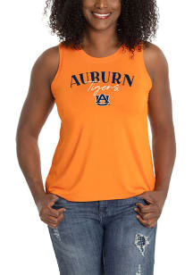 Auburn Tigers Womens Orange High Neck Tank Top