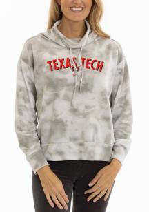Flying Colors Texas Tech Red Raiders Womens White Mock Long Sleeve Pullover