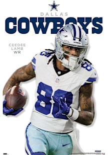 CeeDee Lamb Dallas Cowboys Player 24 Unframed Poster