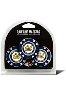 Cal Golden Bears Poker Chip 3 Pack Golf Ball Marker
