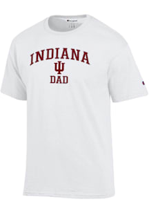 Champion Indiana Hoosiers White Arch Logo Dad Jersey Short Sleeve T Shirt