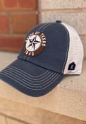 Texas Dirty Mesh Adjustable Hat - Navy Blue