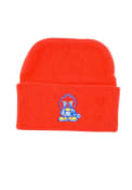 Kansas Jayhawks Cuffed Newborn Knit Hat - Red