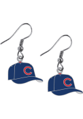 Chicago Cubs Womens J-Hook Earrings - Blue