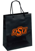 Oklahoma State Cowboys 10x12 Medium Metallic Black Gift Bag