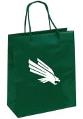 North Texas Mean Green 10x12 Medium Metallic Green Gift Bag