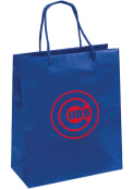 Chicago Cubs 10x12 Metallic Blue Blue Gift Bag