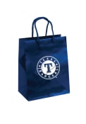 Texas Rangers 10x12 Blue Medium Metallic Blue Gift Bag