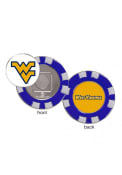 West Virginia Mountaineers Poker Chip Golf Ball Marker