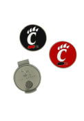 Red Cincinnati Bearcats Cap Clip Golf Ball Marker