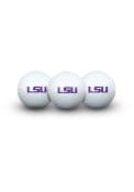 LSU Tigers 3 Pack Logo Golf Balls