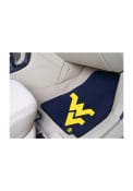 Sports Licensing Solutions West Virginia Mountaineers 2-Piece Carpet Car Mat - Blue