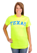 Texas Yellow Neon Arch Short Sleeve T Shirt