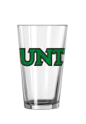 North Texas Mean Green Word Logo Pint Glass