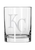 Kansas City Royals 14oz Etched Rock Glass