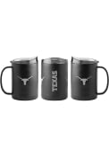 Texas Longhorns 15oz Ultra Powdercoat Mug Stainless Steel Tumbler - Black