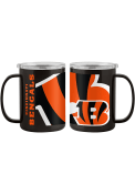 Cincinnati Bengals 15oz Hype Ultra Mug Stainless Steel Tumbler - Orange