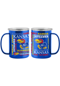 Kansas Jayhawks 15oz Spirit Ultra Mug Stainless Steel Tumbler - Blue