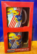 Kansas Jayhawks 11 OZ 2 Pack Box Set Mug