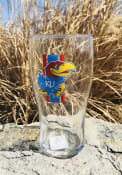 Kansas Jayhawks 20 OZ Half Stripe Pint Glass