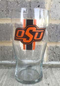 Oklahoma State Cowboys 20 OZ Half Stripe Pint Glass