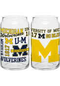 Michigan Wolverines 16 OZ Spirit Glass Can Pint Glass