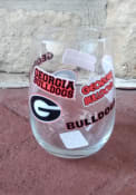 Georgia Bulldogs 16OZ Retro Spirit Stemless Wine Glass
