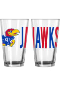 Kansas Jayhawks 16OZ Overtime Pint Glass