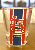 St Louis Cardinals 2OZ Stripe Shot Glass