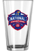 Kansas Jayhawks 16oz 2022 National Champions Pint Glass