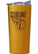 Cleveland Guardians 20OZ Powder Coat Stainless Steel Tumbler - Brown