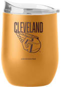 Cleveland Guardians 16OZ Powder Coat Stainless Steel Tumbler - Brown