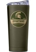 Michigan State Spartans 20OZ Powder Coat Stainless Steel Tumbler - Olive