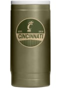 Olive Cincinnati Bearcats 12OZ Slim Can Powder Coat Stainless Steel Coolie
