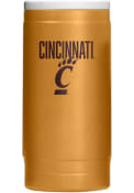 Brown Cincinnati Bearcats 12OZ Slim Can Powder Coat Stainless Steel Coolie