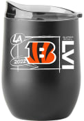 Cincinnati Bengals Super Bowl LVI Bound 16 oz Print Black Stainless Steel Tumbler - Black