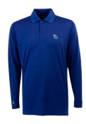 Kansas Jayhawks Antigua Exceed Polo Shirt - Blue