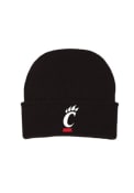 Black Cincinnati Bearcats Solid Newborn Knit Hat