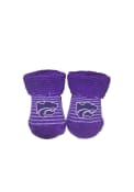 K-State Wildcats Baby Striped Bootie Boxed Set - Purple