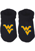 West Virginia Mountaineers Baby Team Color Bootie Boxed Set - Navy Blue