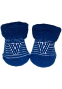 Villanova Wildcats Baby Stripe Bootie Boxed Set - Navy Blue
