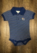 Kansas Jayhawks Baby Blue Stripe Jersey Golf Polo One Piece