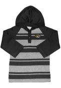 Missouri Tigers Toddler Rugby Stripe Hooded Sweatshirt - Black