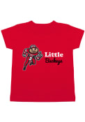 Brutus Buckeye Ohio State Buckeyes Infant Atlanta Hosiery Company Little Buckeye T-Shirt - Red