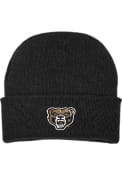 Oakland University Golden Grizzlies Cuffed Newborn Knit Hat - Black