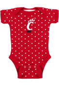 Red Baby Cincinnati Bearcats Heart One Piece