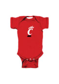 Red Baby Cincinnati Bearcats Embroidered Logo One Piece