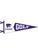 Purple K-State Wildcats 12X30 Golf Pennant